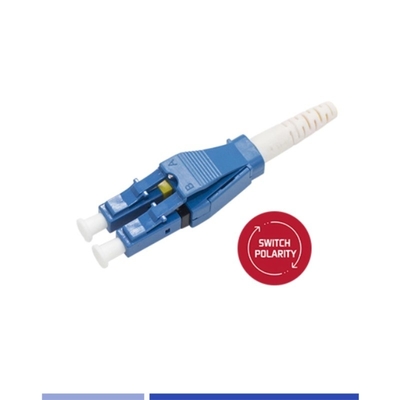 شراء يونيبوت LC UPC Single Mode Fiber Connector Duplex 3.0mm قطبية قابلة للتبديل التصنيع عبر الإنترنت