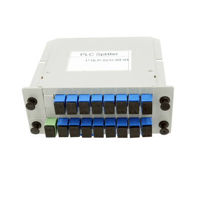 شراء 1x16 SC UPC منفصل الألياف ذات الوضع الواحد LGX Box Fiber Optic PLC التصنيع عبر الإنترنت