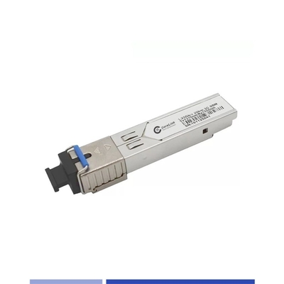 شراء ناقل استلام وحدات BIDI SFP 1.25G وضع واحد 1550nm-TX/1310nm-RX SMF SC Simplex 20KM التصنيع عبر الإنترنت