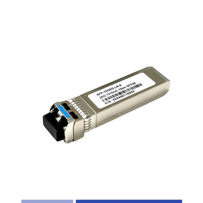 شراء 25G SFP28 وحدة جهاز الاستقبال البصري SMF مزدوج LC 1310nm جهاز الاستقبال النمطي الواحد التصنيع عبر الإنترنت
