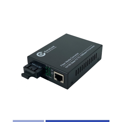 شراء محولات الألياف الإعلامية 10/100Mbps وضع واحد SMF 1310nm SC مزدوج 20KM التصنيع عبر الإنترنت