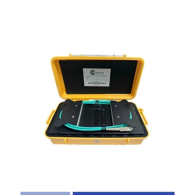 شراء صندوق إطلاق كابل OTDR للألياف OM3 SC/UPC-LC/UPC 150M صندوق إطلاق الألياف التصنيع عبر الإنترنت
