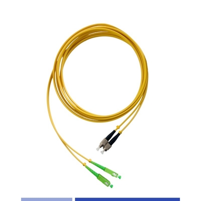 شراء 3m سلك الألياف الضوئية SC/APC-FC/UPC Duplex LSZH كابلات التصحيح ذات الوضع الواحد السرعة العالية التصنيع عبر الإنترنت