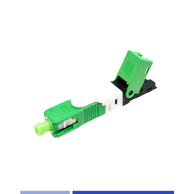 شراء SC APC Single Mode Fiber Fast Connector دقة عالية لحل FTTH التصنيع عبر الإنترنت