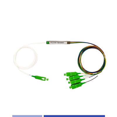 شراء SC/APC SingleMode 1x4 PLC Splitter 900μM عالية الكفاءة ضد التآكل التصنيع عبر الإنترنت