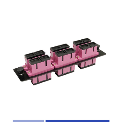شراء OM4 Duplex SC Fiber Patch Panel 6 Port 12 Core كثافة عالية قابلة للتخصيص التصنيع عبر الإنترنت