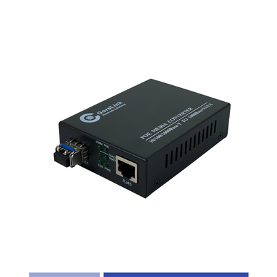 شراء محول الألياف الإعلامية 10/100/1000Mbps وضع واحد SMF 1310nm فتحة SFP مزدوجة 20KM التصنيع عبر الإنترنت