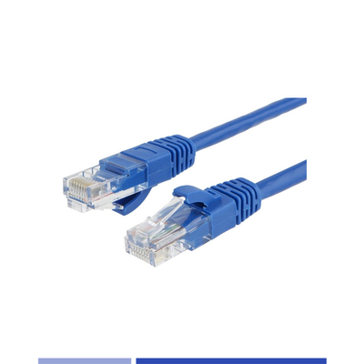 شراء UTP 24AWG Cat6 Stranded Patch Cord PVC 1m Copper Patch Cord الأزرق التصنيع عبر الإنترنت