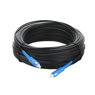 شريط التشغيل الفردي FTTH Drop Patch Cord SC UPC G657A1 Simplex LSZH 3m قوة عالية