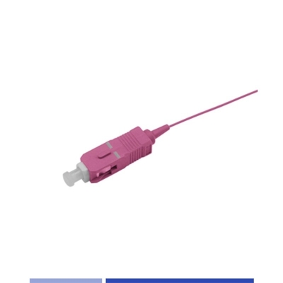 مقاومة للتآكل SC UPC Multimode OM4 SC Pigtail 125um LSZH 1m Pigtail