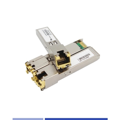 10GBASE-T 10G Transceiver النحاسي RJ45 30m SFP Ethernet Module مقاومة للتآكل
