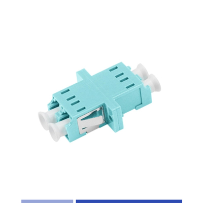 OM3 LC UPC Fiber Connector Duplex عالية السرعة الصناعية لنقل التاريخ