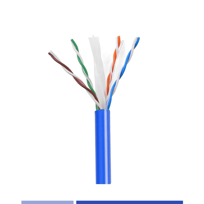23AWG كابل UTP النحاس الصلب Cat6A 4 زوج LSZH سترة كابل شبكة UTP